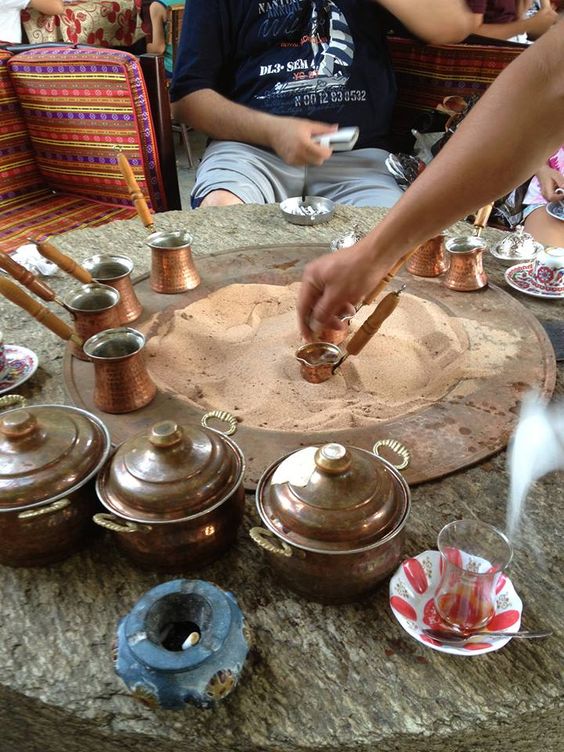 Turkish coffee in the Grand Bazaar