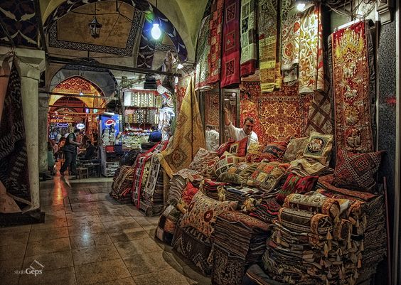 Turkish carpet in Grand Bazaar