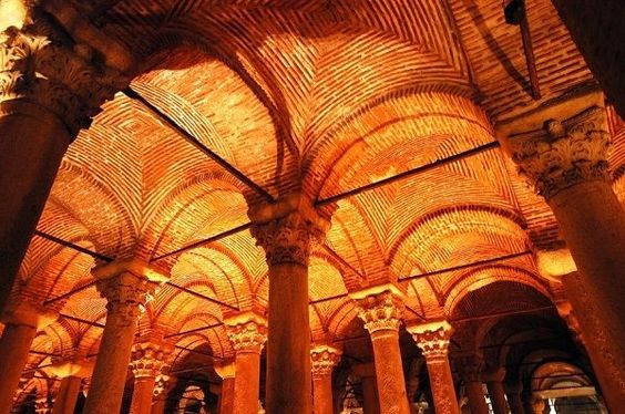 The great construction of Basilica cistern