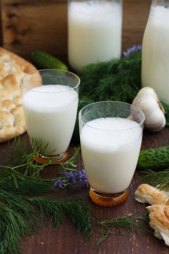 Traditional Turkish yoghurt drink