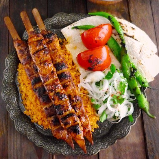 Adana Kebab with thin bread style