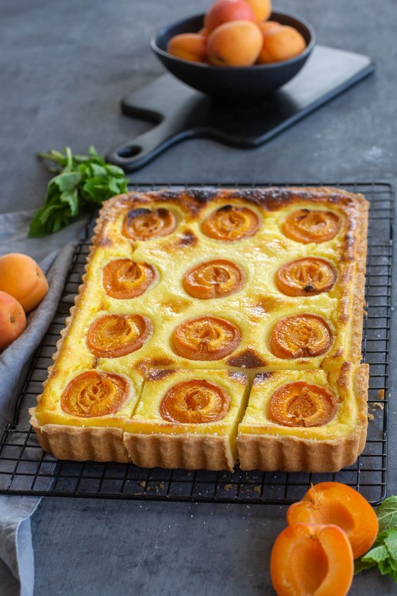 Marilenkuchen Austrian apricot cake