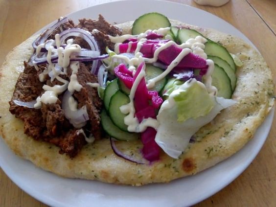 beef doner kebab, Istanbul delicious food