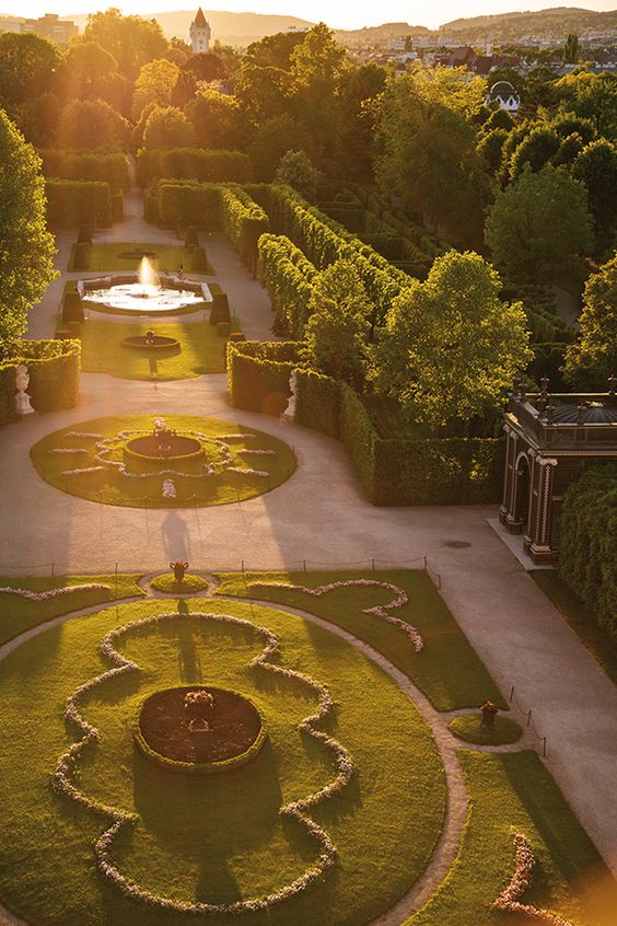 private imperial park in Schönbrunn palace, Vienna