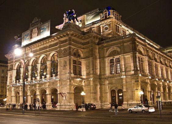 the Vienna state opera house