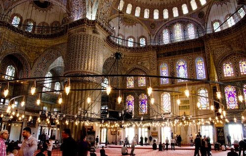 The blue mosque Istanbul Turkey