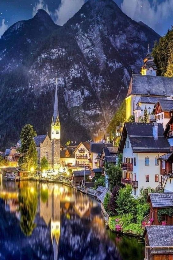 beautiful village in Hallstatt