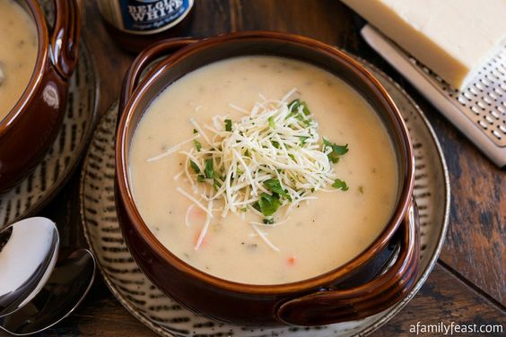 creamy beer soup Austrian-German comfort food