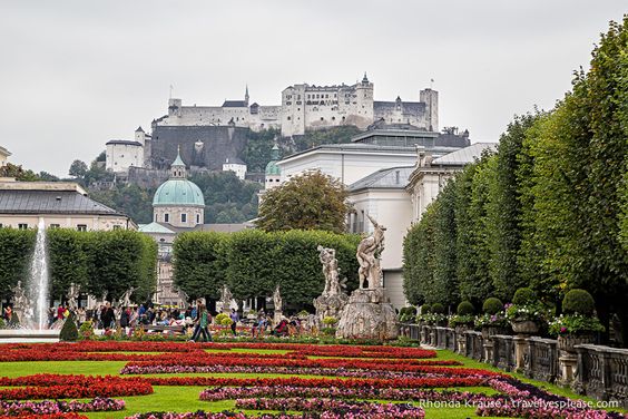 Mirabell Garden in Salzburg, Austria