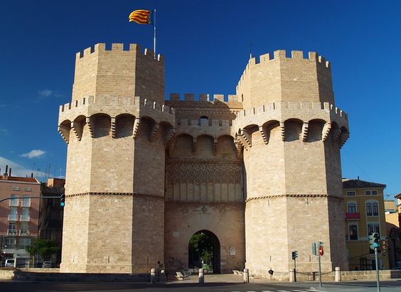 Torres de Serranos the gate of Valencia