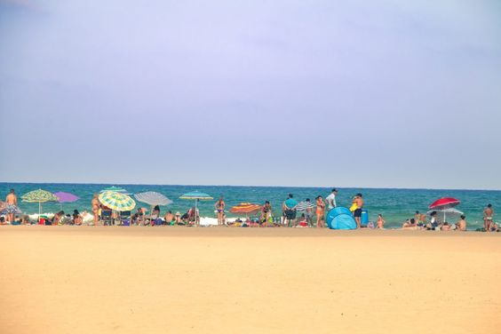 visit the beach in Valencia