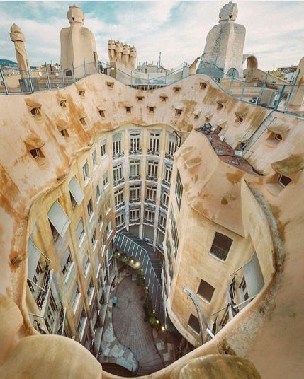 Casa Milà, Gaudi's historical site in Barcelona