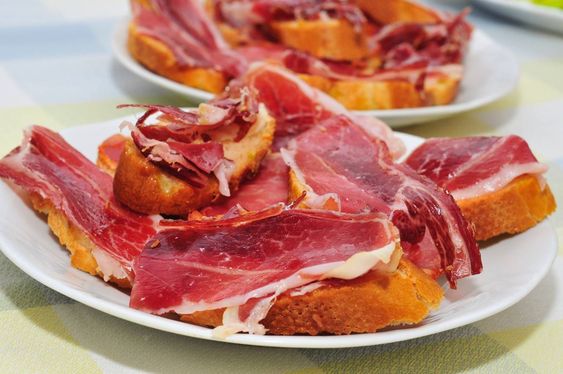 Jamon iberico the Spanish food