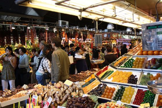 La Boquiera market, Barcelona, Spain