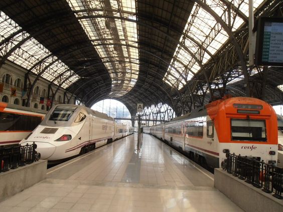 train station in Spain