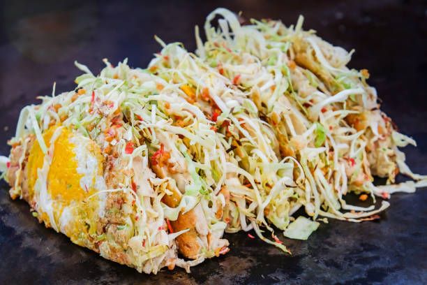 Okonomiyaki, Vegetable omelette