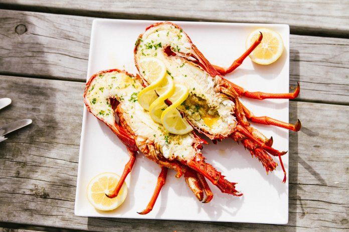 Crayfish is delicious with grilled
