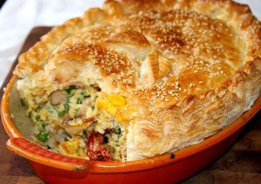 Delicious Bacon and Egg Pie