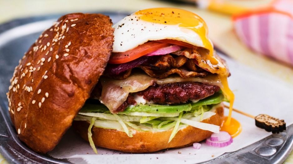 Australian Burger by adding beetroot