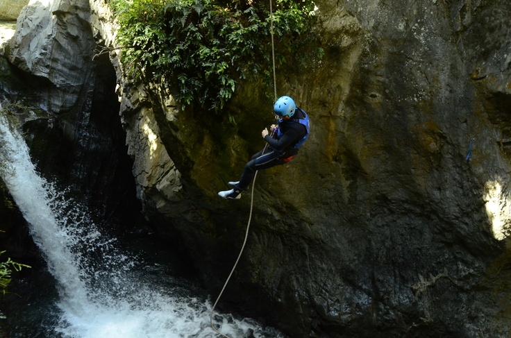 Canyoning is a water sport for adventurers