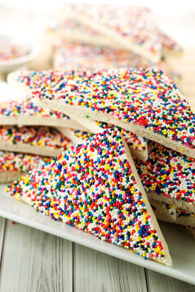 Fairy Bread children's favorite dish