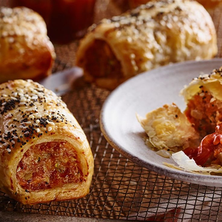 Unique dishes Sausage Rolls