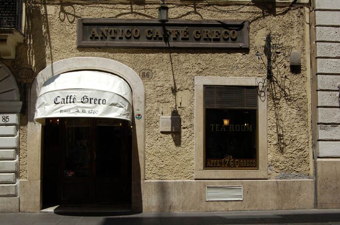 Antico Caffè Greco, Rome