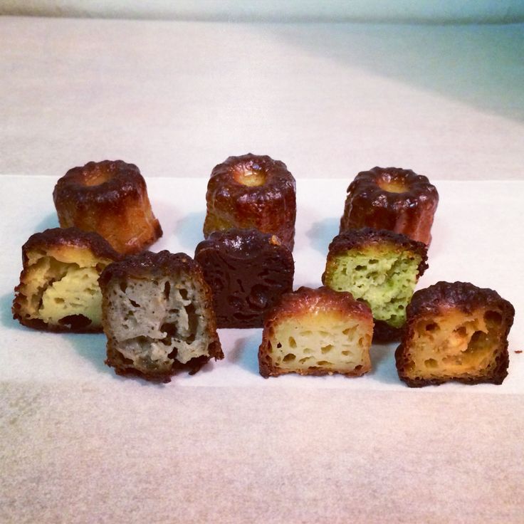 Piece of Dessert Canelé 