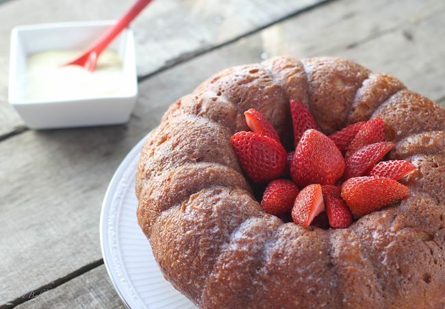 Strawberry Savarin