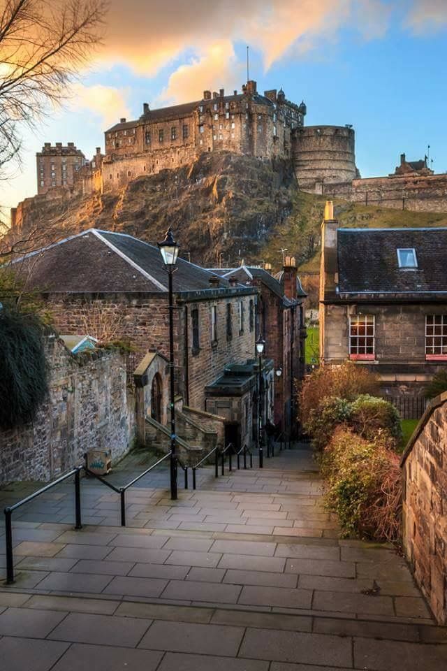 Edinburgh Castle in Scotland